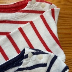 ボーダーTシャツ 4枚　80の画像