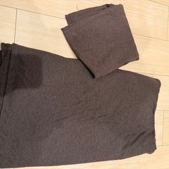 無印良品　シングル敷布団・枕カバー🤎ブラウンの画像
