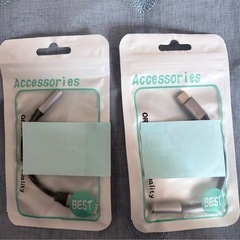 AUXをMicro USB-Cに繋ぐアダプターケーブル、2個