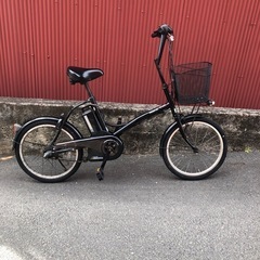 【京都】京の楽チャリ　電動アシスト自転車　パナソニック　シュガードロップ　黒　20インチの画像