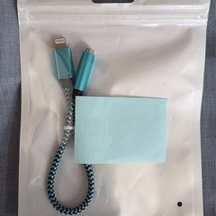 AUXをライトニングケーブルポートに繋がるアダプター
