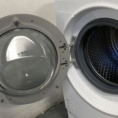 2024年製 アイリスオーヤマ ドラム式洗濯乾燥機 洗濯8kg/乾燥4kg ファイブセンシング 温水洗浄 節水 FLK842 中古家電 店頭引取歓迎 R9407の画像