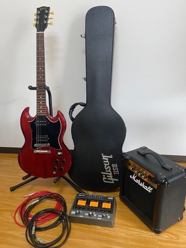 ★商談中★【まとめ売り】Gibson SG（2011年製）＋エフェクター＋アンプ＋シールド＋ハードケース付き