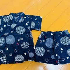 80サイズ　男の子　甚平