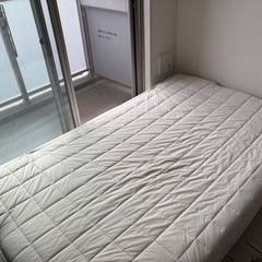 無印 ベッドパッド セミダブルの画像