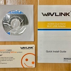 WAVELINK AC600 デュアルバンドWi-Fi5 USBアダプタ USBレシーバー USB子機の画像