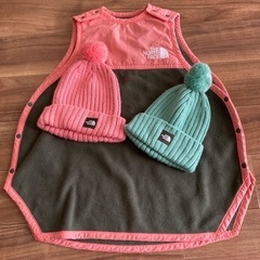 【THE NORTH FACE】ニット帽とフリーススリーパー