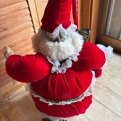 しろくまサンタのお人形の画像