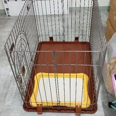 0410-128 ペットサークル、トイレ付