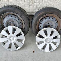ホイール付きサマータイヤ 155/65R14 4本1台分 スズキ...