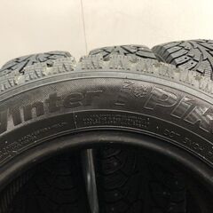 HANKOOK winter I Pike 195/65R15 15インチ スパイクタイヤ 4本 バリ溝 カップピン プリウス セレナ ヴォクシー等　(KTK420)クレジットカード QRコード決済可能の画像