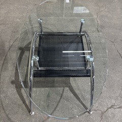 ニトリ　ガラス　センターテーブルの画像