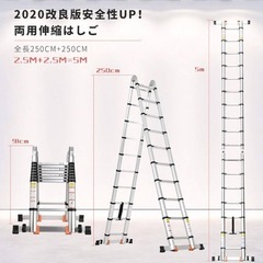 両用伸縮ハシゴ
の画像