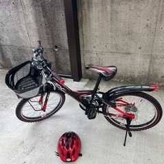 子ども用自転車20インチ※ヘルメット付き