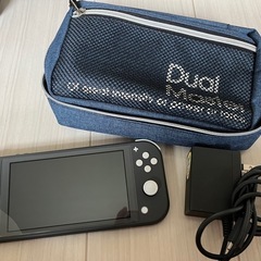 「決定」switchLiteブラック カセット込