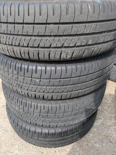 ハスラー純正 ホイールタイヤセット ダンロップ 165/60R15 23年30