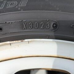 ハスラー純正　ホイールタイヤセット　ダンロップ　165/60R15　２３年３０週　バリ山　かなり状態の良いタイヤセットです！　の画像