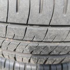 ハスラー純正　ホイールタイヤセット　ダンロップ　165/60R15　２３年３０週　バリ山　かなり状態の良いタイヤセットです！　の画像