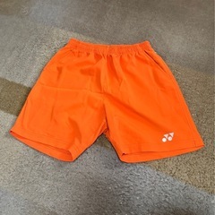 ハーフパンツ　YONEX　オレンジ　Sサイズ