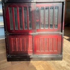 古民家風家具　昭和レトロ　和風　キャビネット　