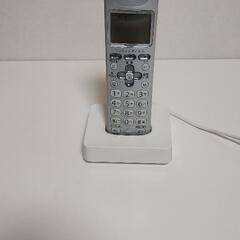 SHARP🌸デジタル コードレス電話 シルバー色、JDーG40CL.子機1台付き。中古品✨取扱説明書の画像