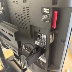 テレビ、テレビ台、ファイアTVセットの画像