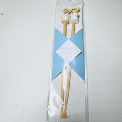 クマデザイン　木製みみかき　プレゼント用　ペア　耳かき