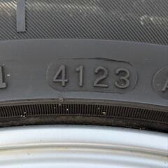 ダイハツ純正アルミホイール　タイヤホイールセット　165/55R15　海外タイヤ　２３年41週　バリ山　インチアップ等にいかがでしょうか？　の画像