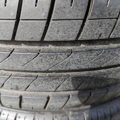 ダイハツ純正アルミホイール　タイヤホイールセット　165/55R15　海外タイヤ　２３年41週　バリ山　インチアップ等にいかがでしょうか？　の画像