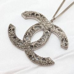 【CHANEL】ココマークネックレス 60cm☆Ａ品☆質屋 ユニオン本通店 シャネルの画像