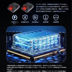 新品　最新型 電動草刈り機 充電式 人気 電動コードレス軽量 バッテリー式の画像