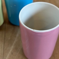 パステルカラー　湯呑み　3色　の画像