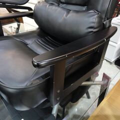リクライニング座椅子 腰あてクッション付き 足元回転式【モノ市場東海店】141の画像