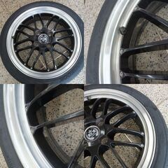 2024年 新品 165/45R16 hankoon 夏タイヤ&レアマイスターアルミ4本 (㈱岩瀬 2024年 新品 165/45R16 hankoon 夏タイヤ&レアマイスターアルミ4本 (㈱岩瀬