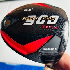 ゴルフ　ドライバー3本セット　ロジャーキング 高反発ドライバー 10.5° RK-500 TICN　フェアウェイウッド２本　ブリヂストンPHYZ（3W 5W）の画像