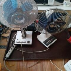 古い扇風機2点です