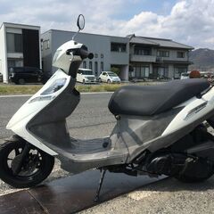 スズキ  アドレスV125  CF46A  規制前  実動  書類付き  BEAMS  マフラー付き  通勤  通学  配達  レストア  カスタムベースにもの画像