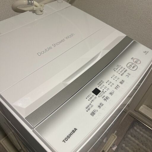 【売ります】TOSHIBA 洗濯機AW-5GA2(W) 5kg.