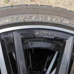 16インチアルミ　軽自動車用　165/45R16　クムホ　セリアル1718　ドレスアップ等にいかがでしょうか？の画像