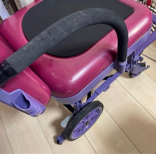 華楽楽携帯用車椅子折りたたみ車椅子手押し車kanebo (プードル