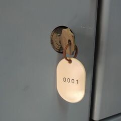 家庭でも使える便利なコイン式ロッカーの画像