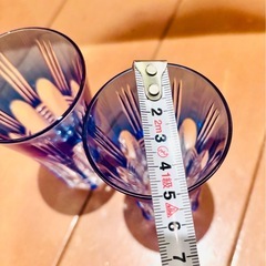 切り子タンブラー◼️2個◼️ブルーの画像