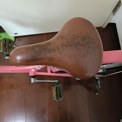 20インチ　子ども用自転車　ピンク　オートライト付きの画像