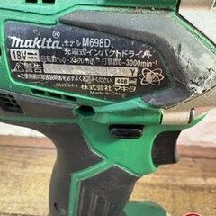 【店頭特価】【中古】マキタ 充電式インパクトドライバ M698D バッテリ×1 充電器 ケースの画像