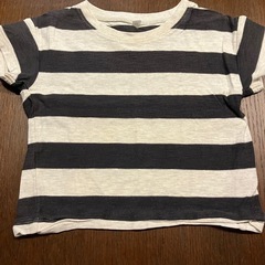 無印　ベビーTシャツ2枚セット　80センチの画像