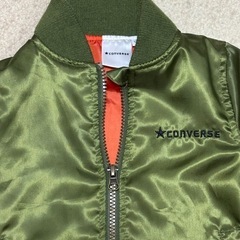 コンバース　converse  MA-1  アウター　上着　男の子　カーキ　90の画像