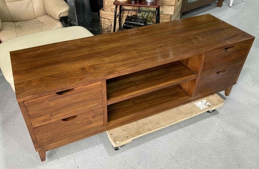 クラシックスタイル 木製テレビ台 ダークブラウン 天然木製 楽天市場