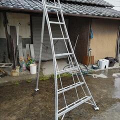 園芸用 アルミ製 脚立 約2.5m 8段