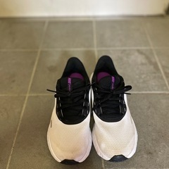 Nike ランニングシューズ ホワイト/ブラック/ブルー/パープル23.0cmの画像