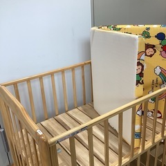 ベビーベッド【町田市再生家具】250115の画像